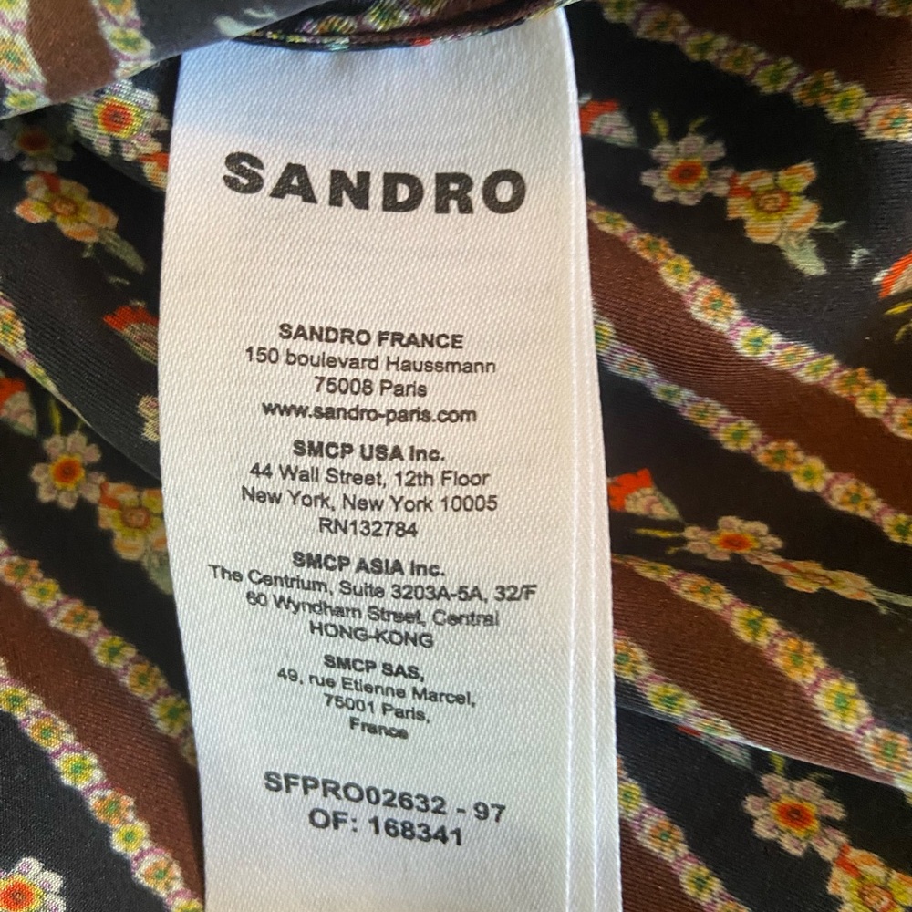 COPY - Sandro Silk Dress - Picture 9 of 10